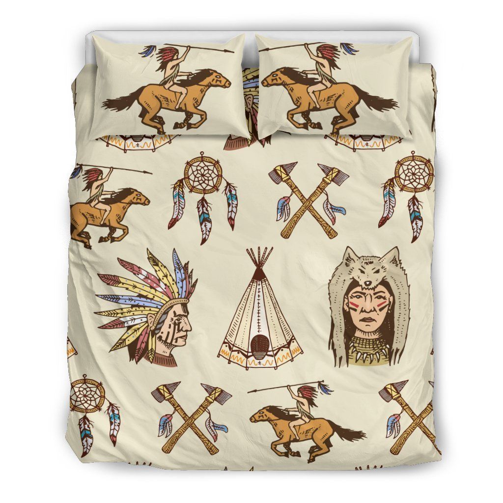 Native Indian Pattern Design Print Bedding Set