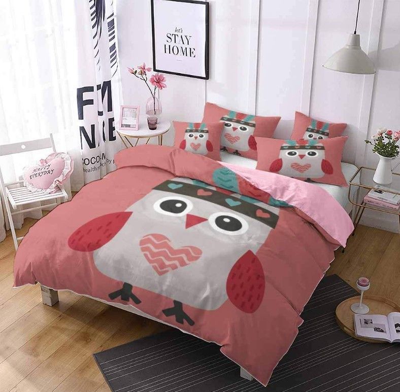 Native Owl Bedding Set