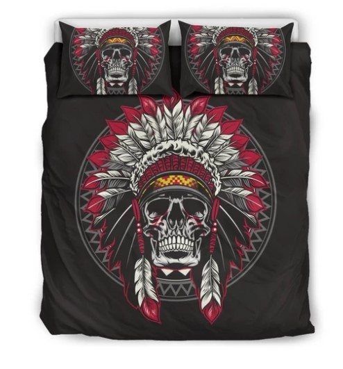 Native Skull Bedding Set
