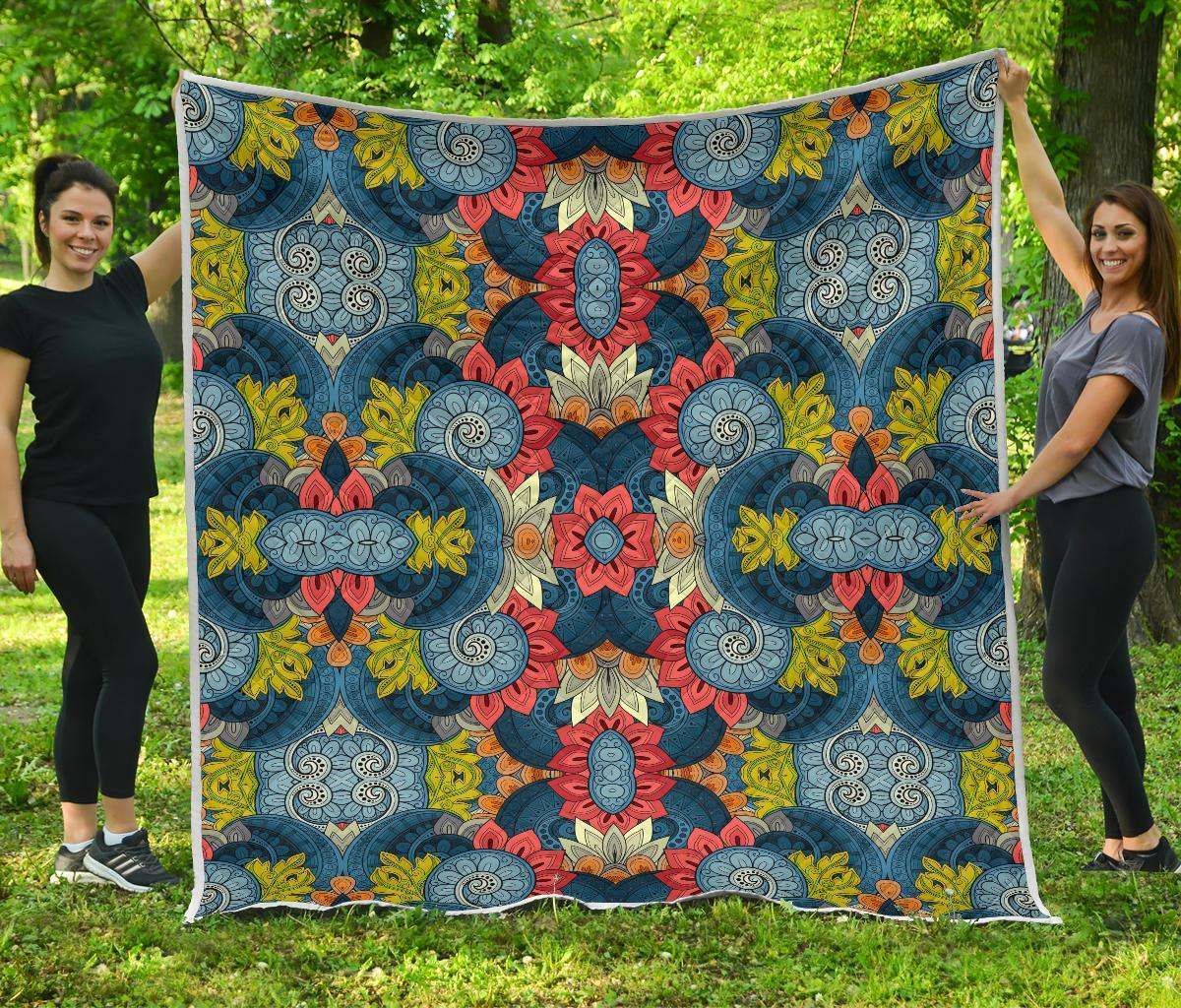 Native Tribal Bohemian CL17100382MDQ Quilt Blanket
