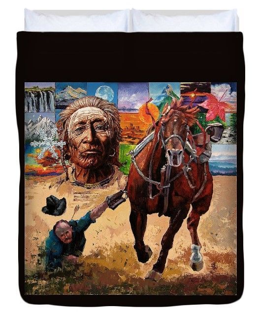 Native Tribal Horse Bedding Set