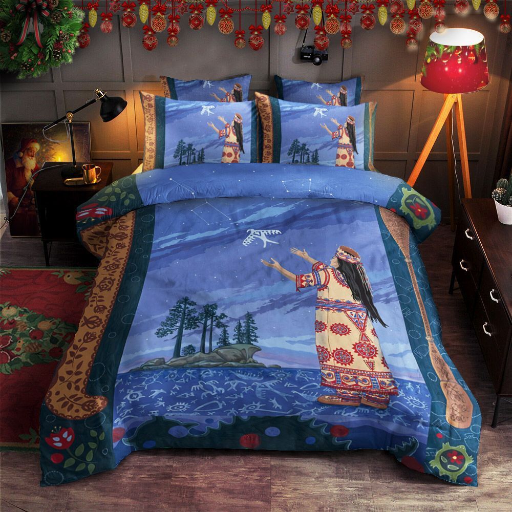 Native Women Bedding Set