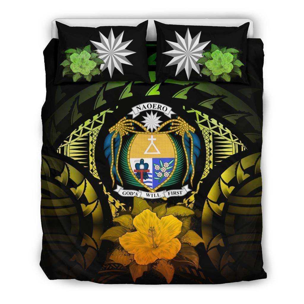 Nauru Reggae Hibiscus Bedding Set