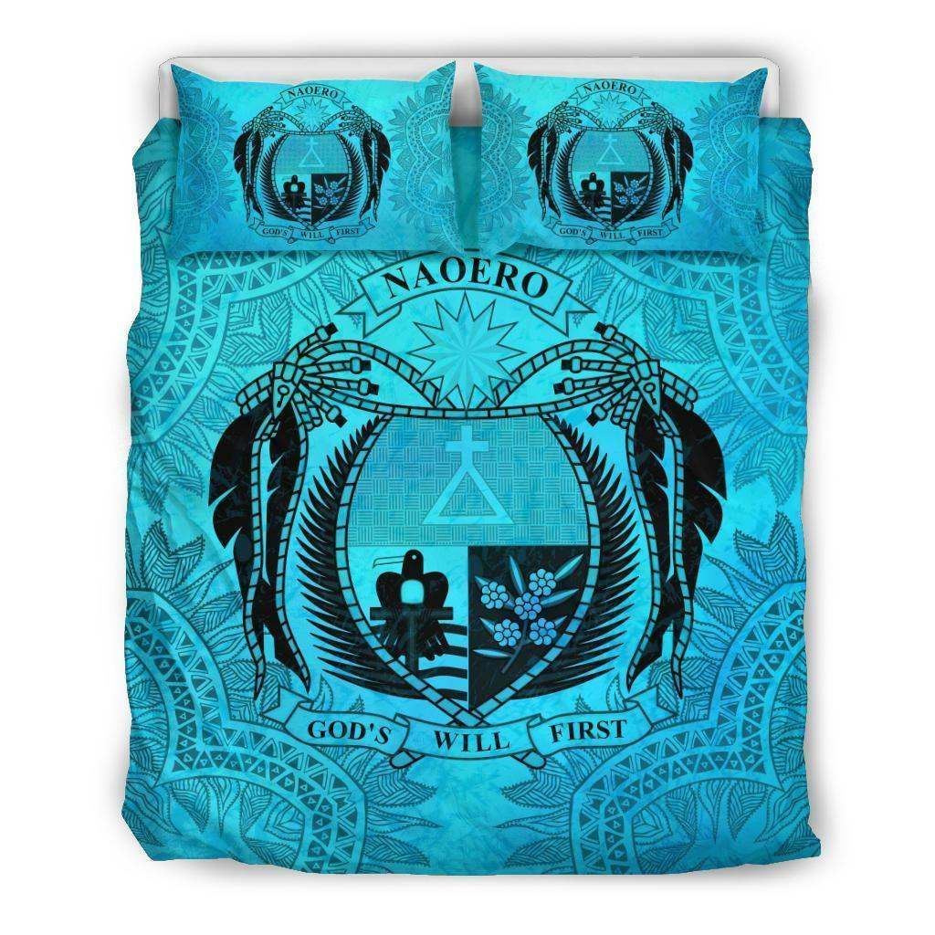 Nauru Turquoise Bedding Set