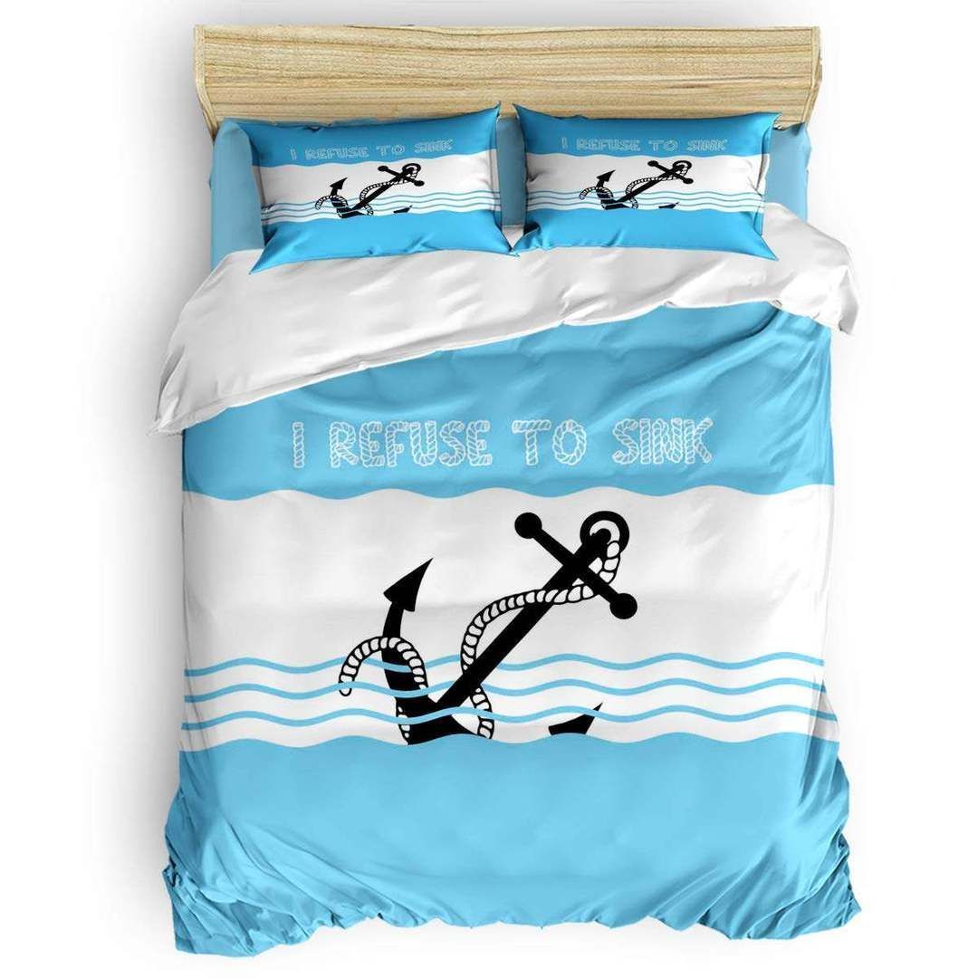 Nautical Anchor Bedding Set