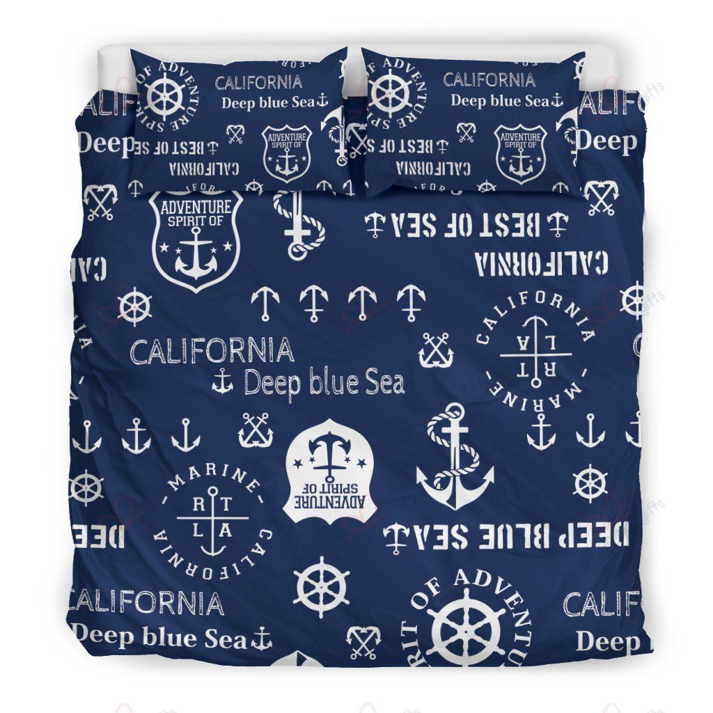 Nautical Anchor Bedding Set