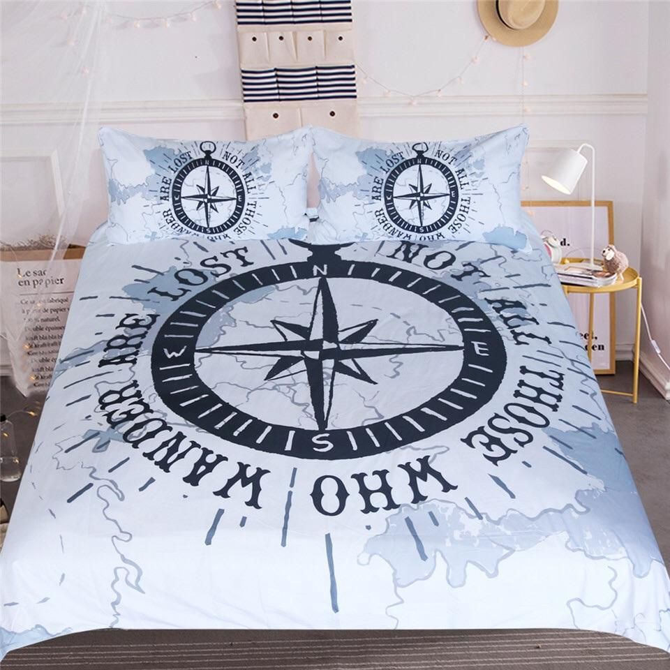 Nautical Compass Bedding Set