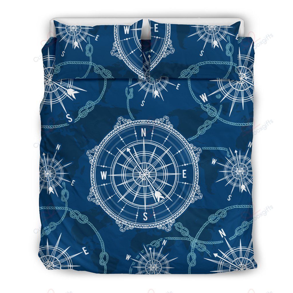 Nautical Compass Bedding Set