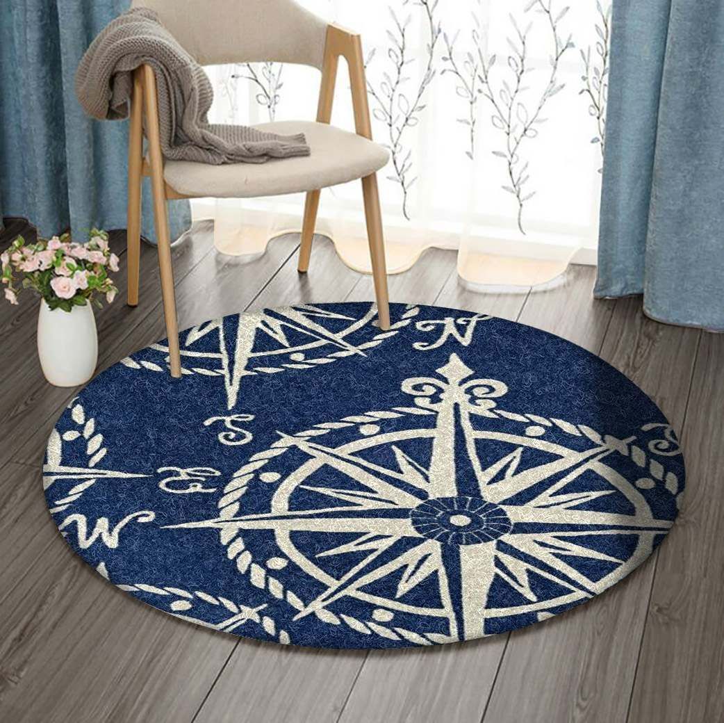 Nautical Round Carpet