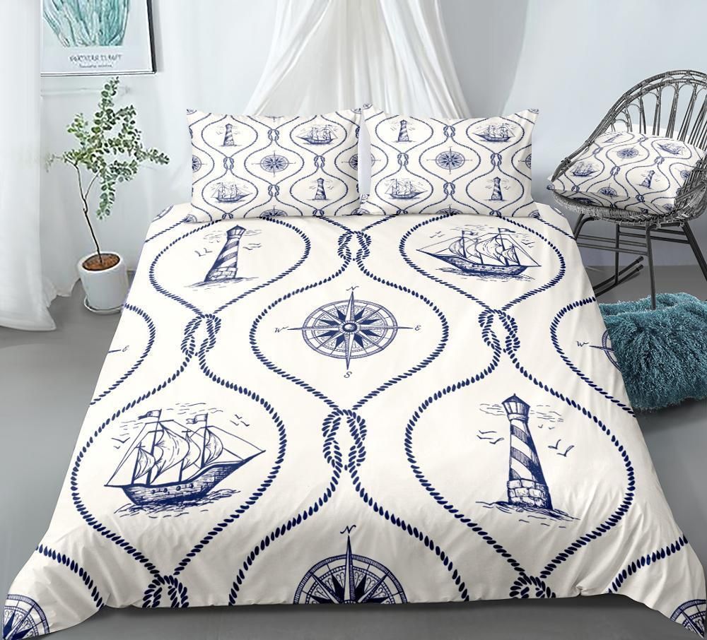 Nautical Lighthouse Bedding Set