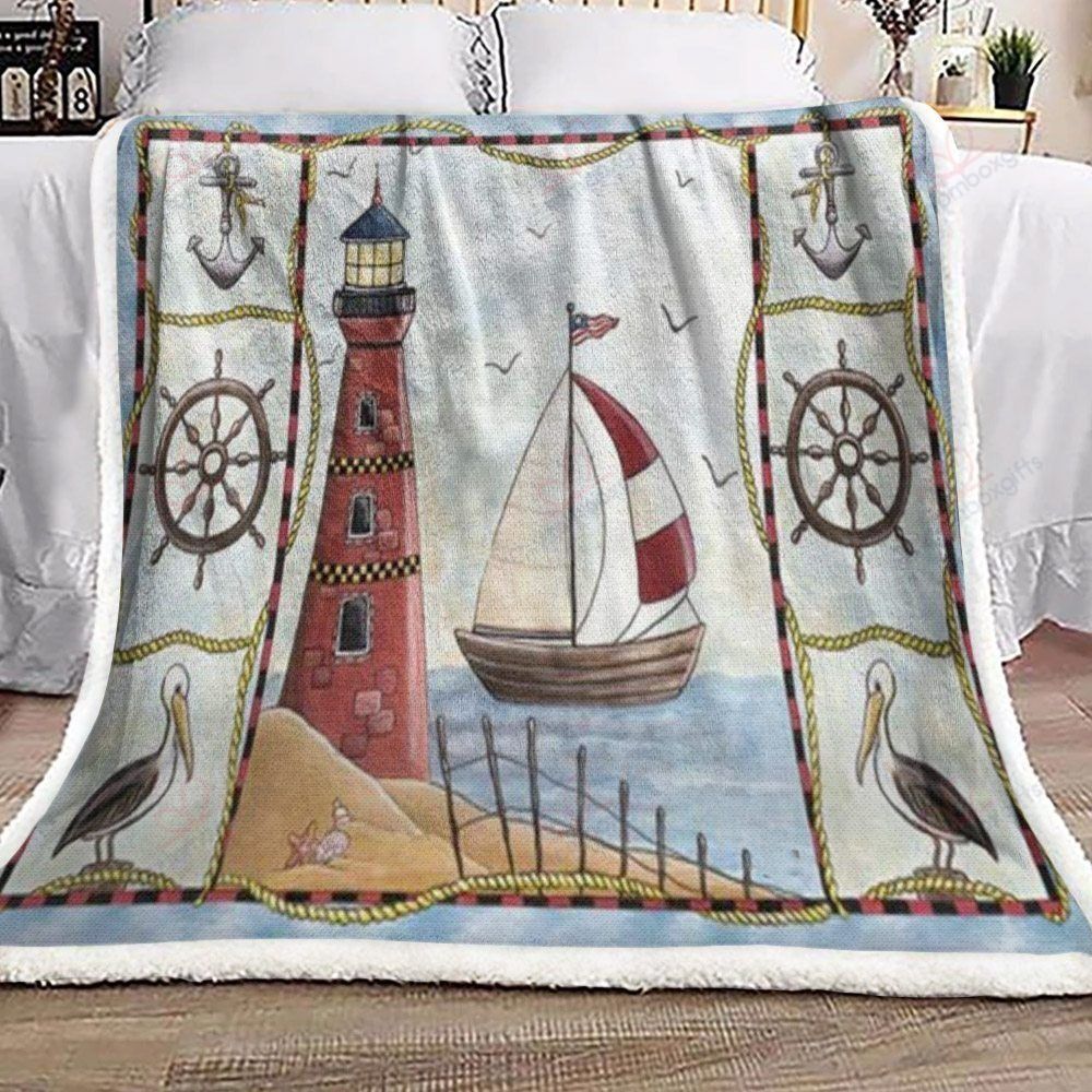 Nautical Fleece Blanket