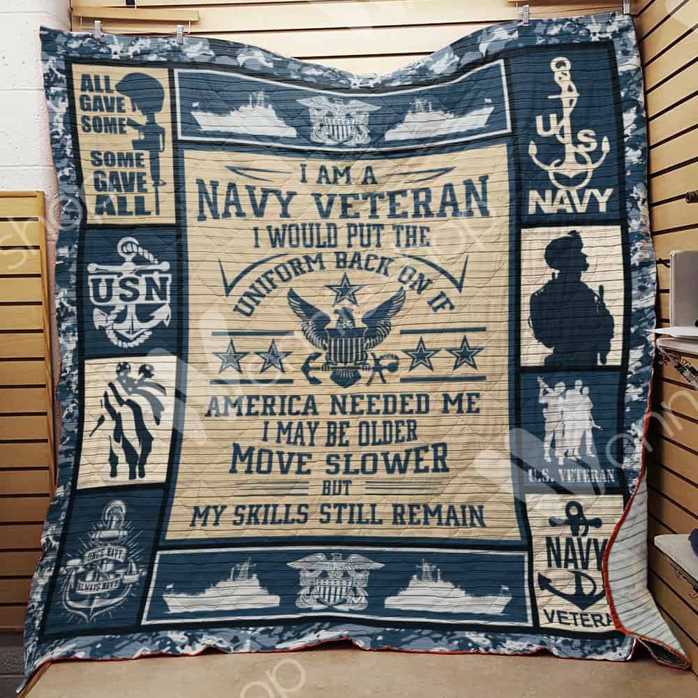 Navy Veteran Quilt Blanket DHC03021023TD
