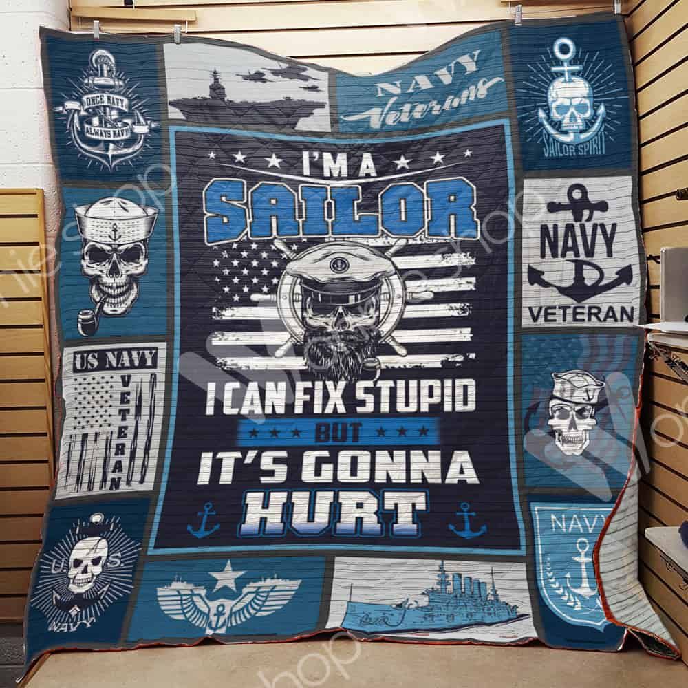 Navy Veteran Quilt Blanket DHC03021066TD