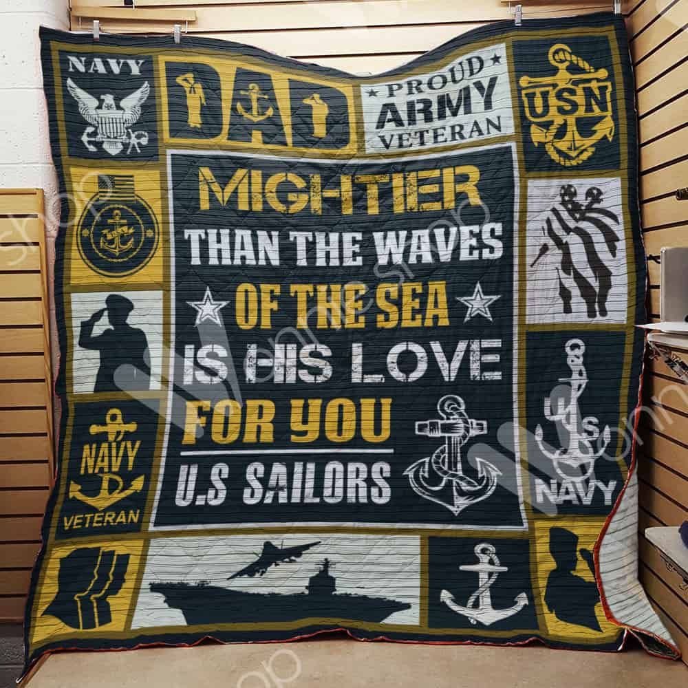 Navy Veteran Quilt Blanket DHC03021251TD