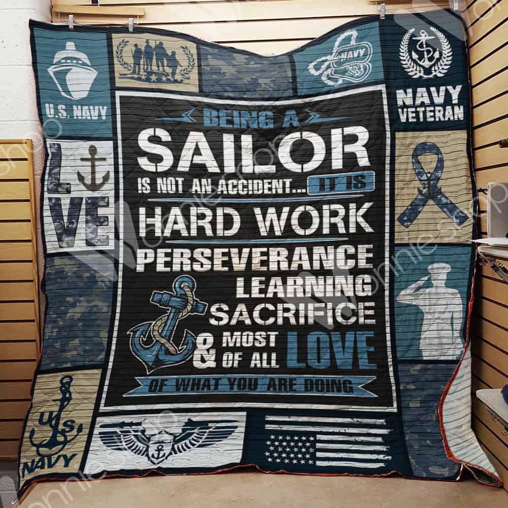 Navy Veteran Quilt Blanket DHC0302894TD