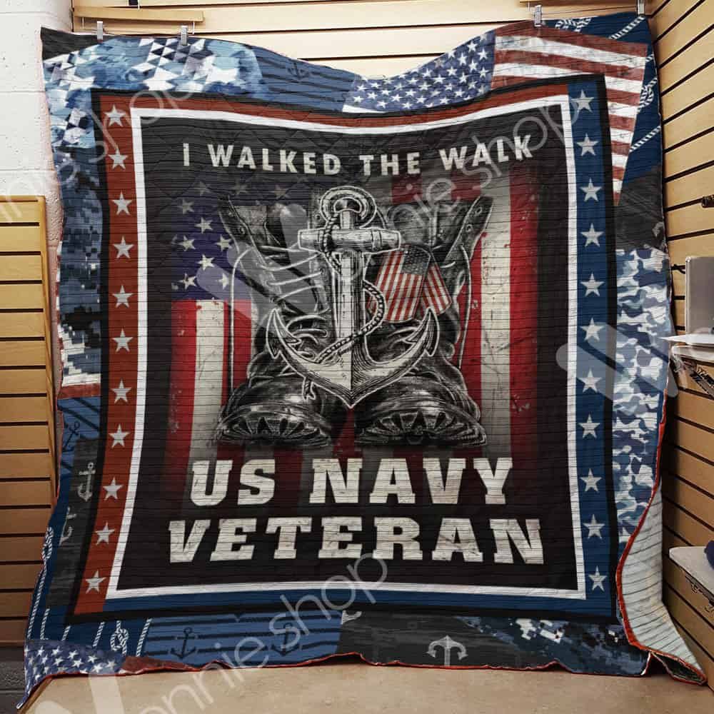 Navy Veteran Quilt Blanket DHC1102236TD