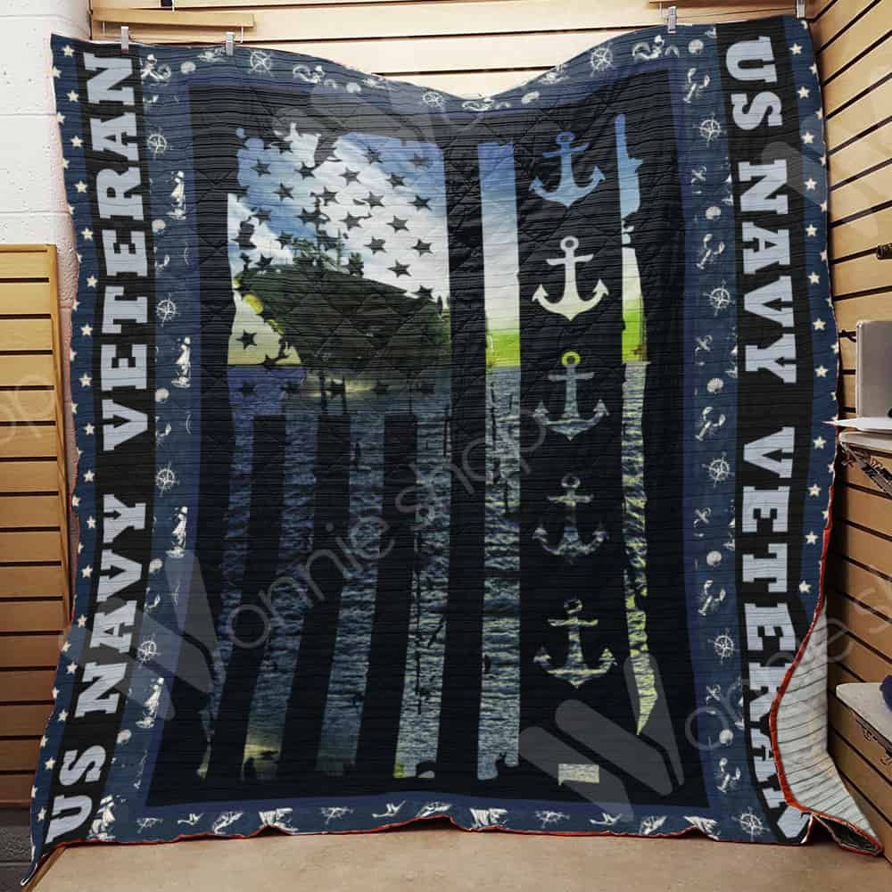 Navy Veteran Quilt Blanket DHC1102372TD