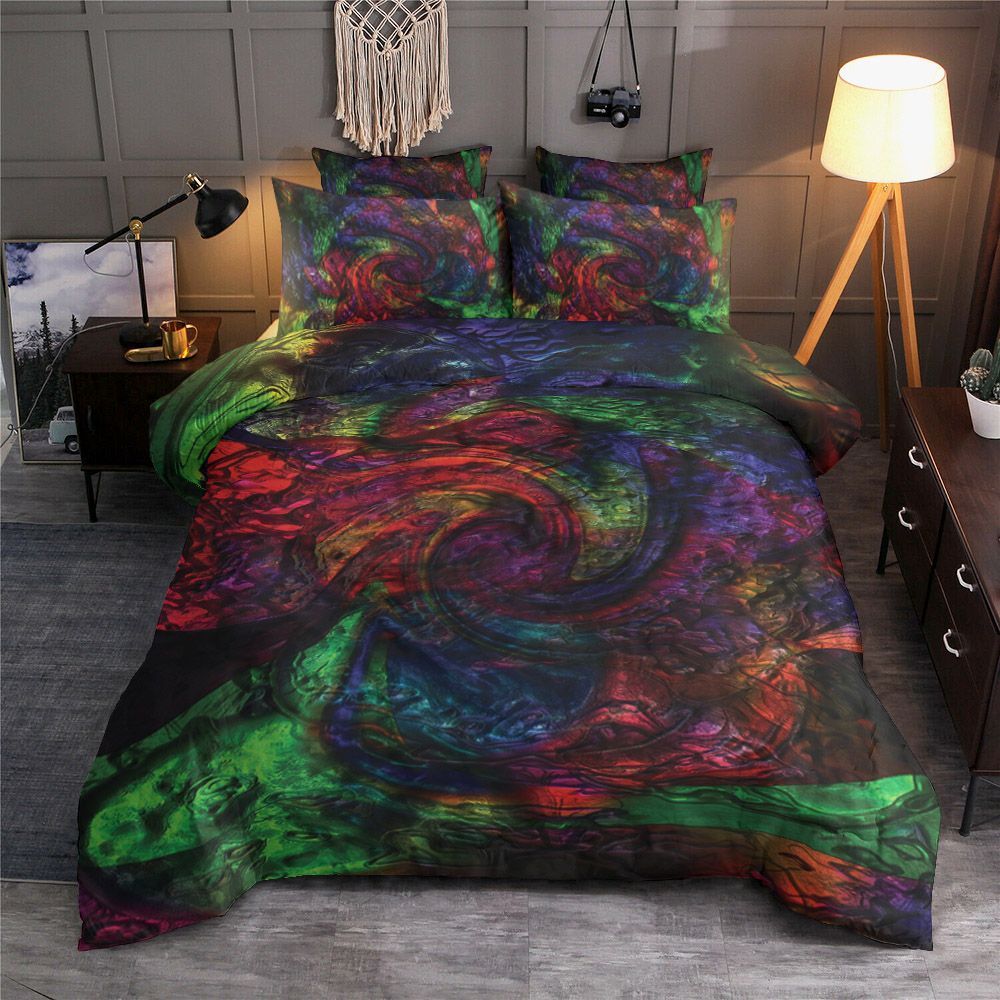 Neon Colorful Painting Bedding Set