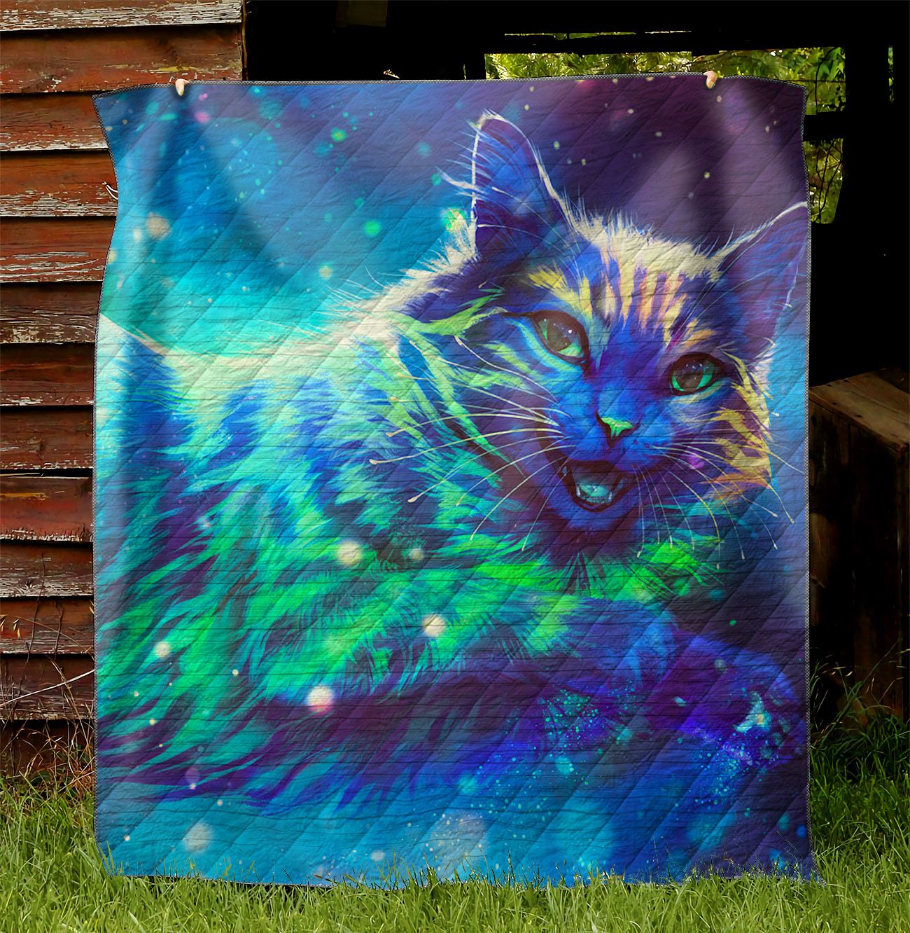 Neon Wolf NI3001074YD Quilt Blanket