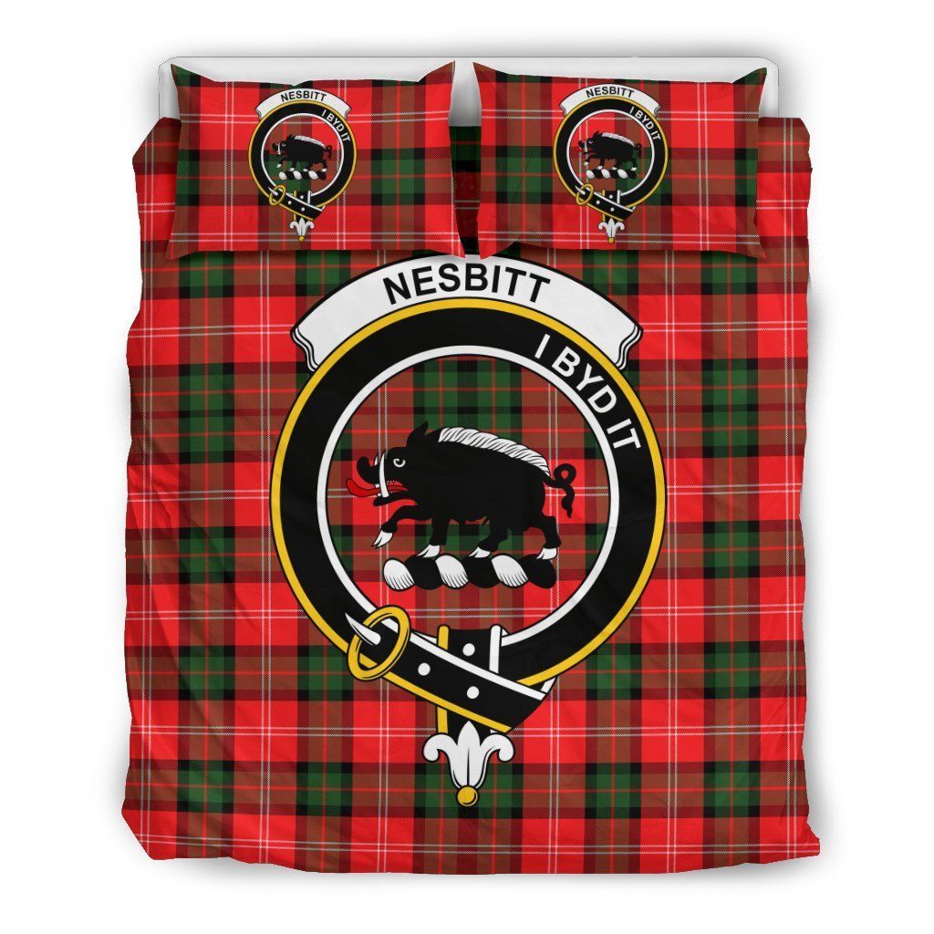 Nesbitt Clan Badge Tartan Bedding Set