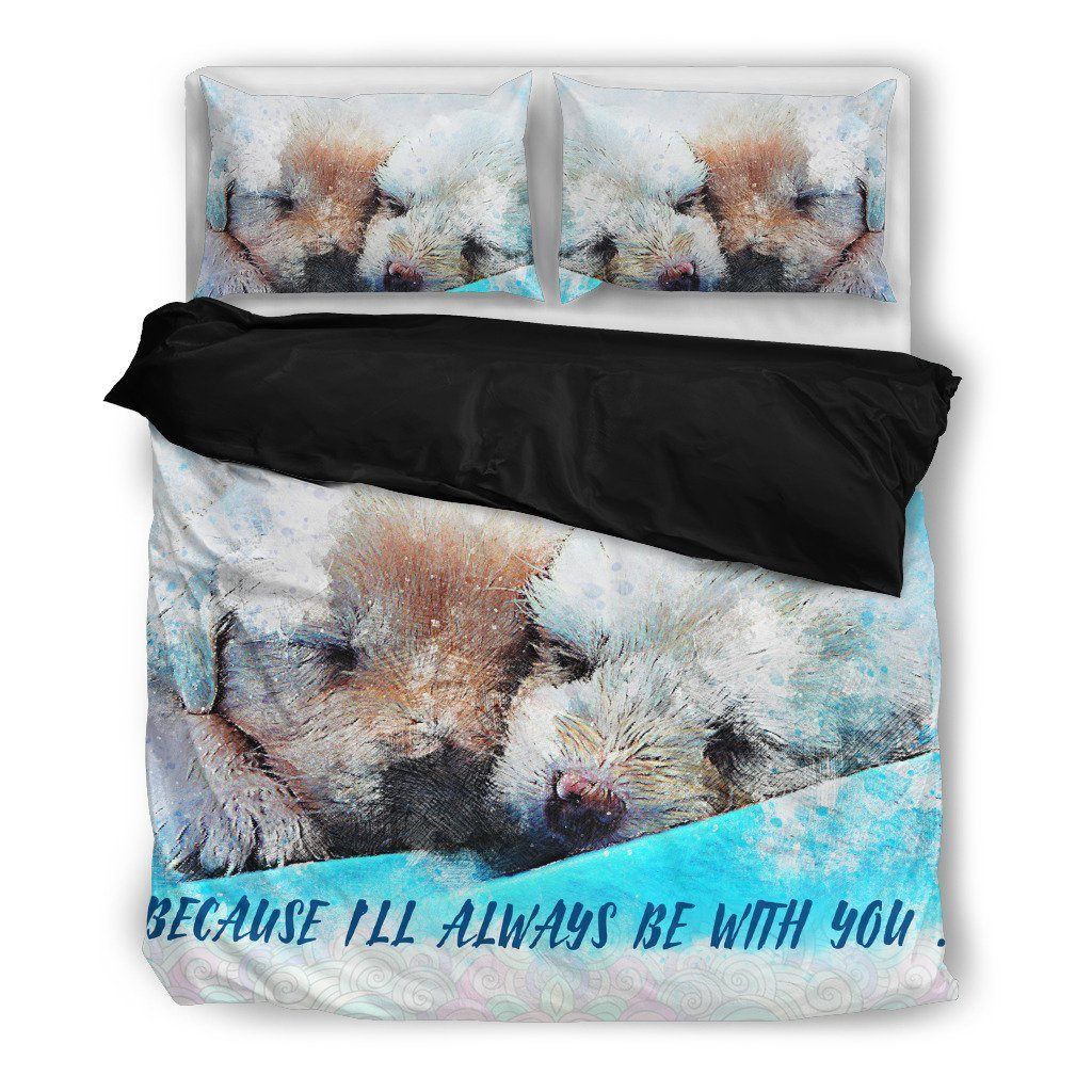 Never Alone Themed Bedding Set
