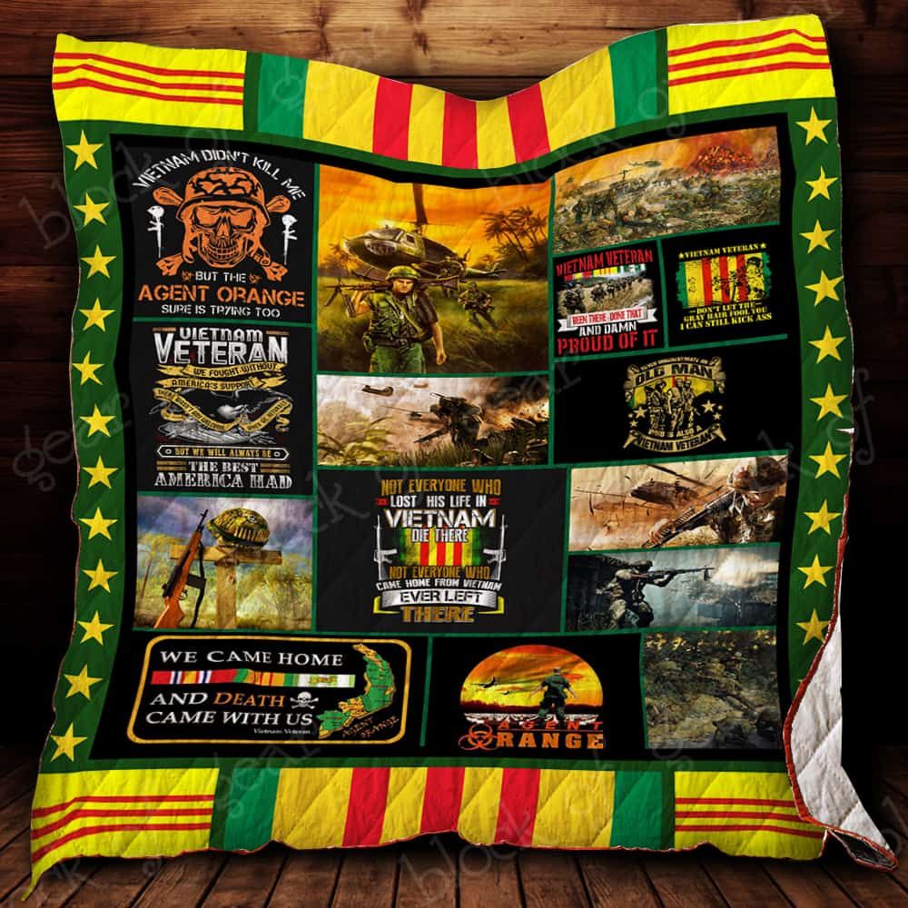 Never Underestimate An Old Man Who Is Also A Vietnam Veteran Quilt Ss181 Dhc11123103Dd