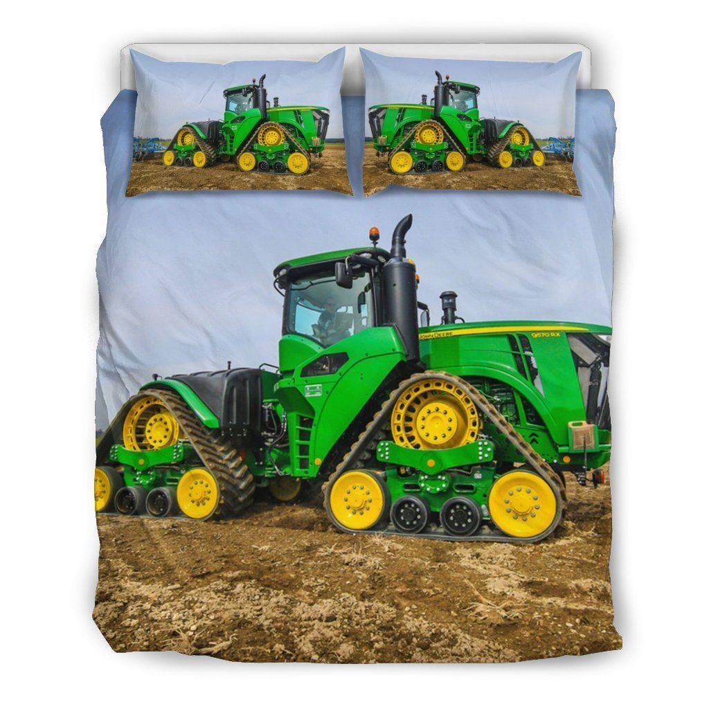 New Farmer Blue Tractor Bedding Set