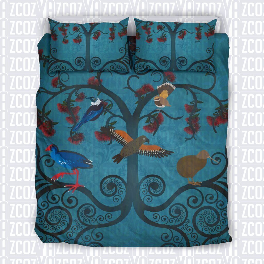 New Zealand Birds Bedding Set