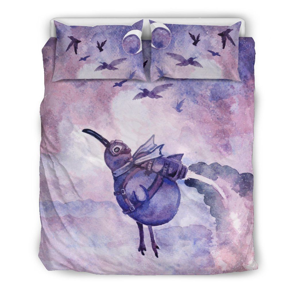 New Zealand Flying Kiwi 3d Bedding Set