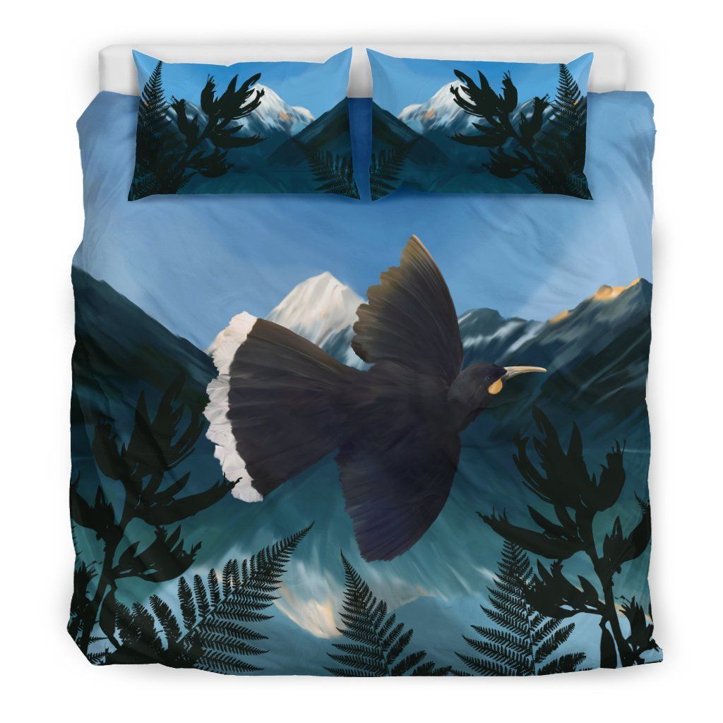 New Zealand Huia On The Sky Bedding Set