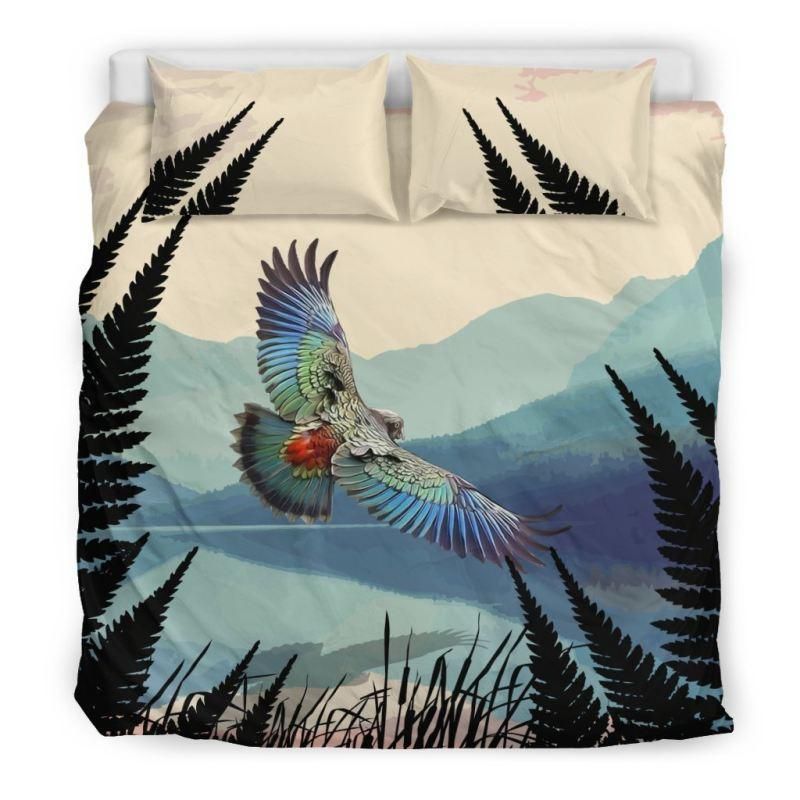 New Zealand Kea And Aoraki Bedding Set