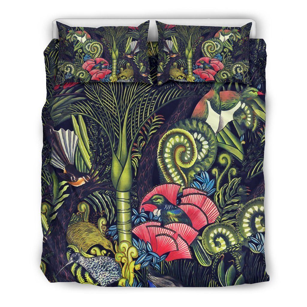 New Zealand Natives Tropical Forest Bedding Set