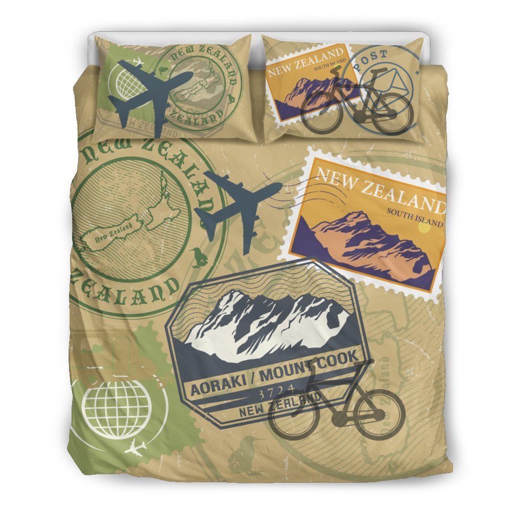 New Zealand Stamps Bedding Set