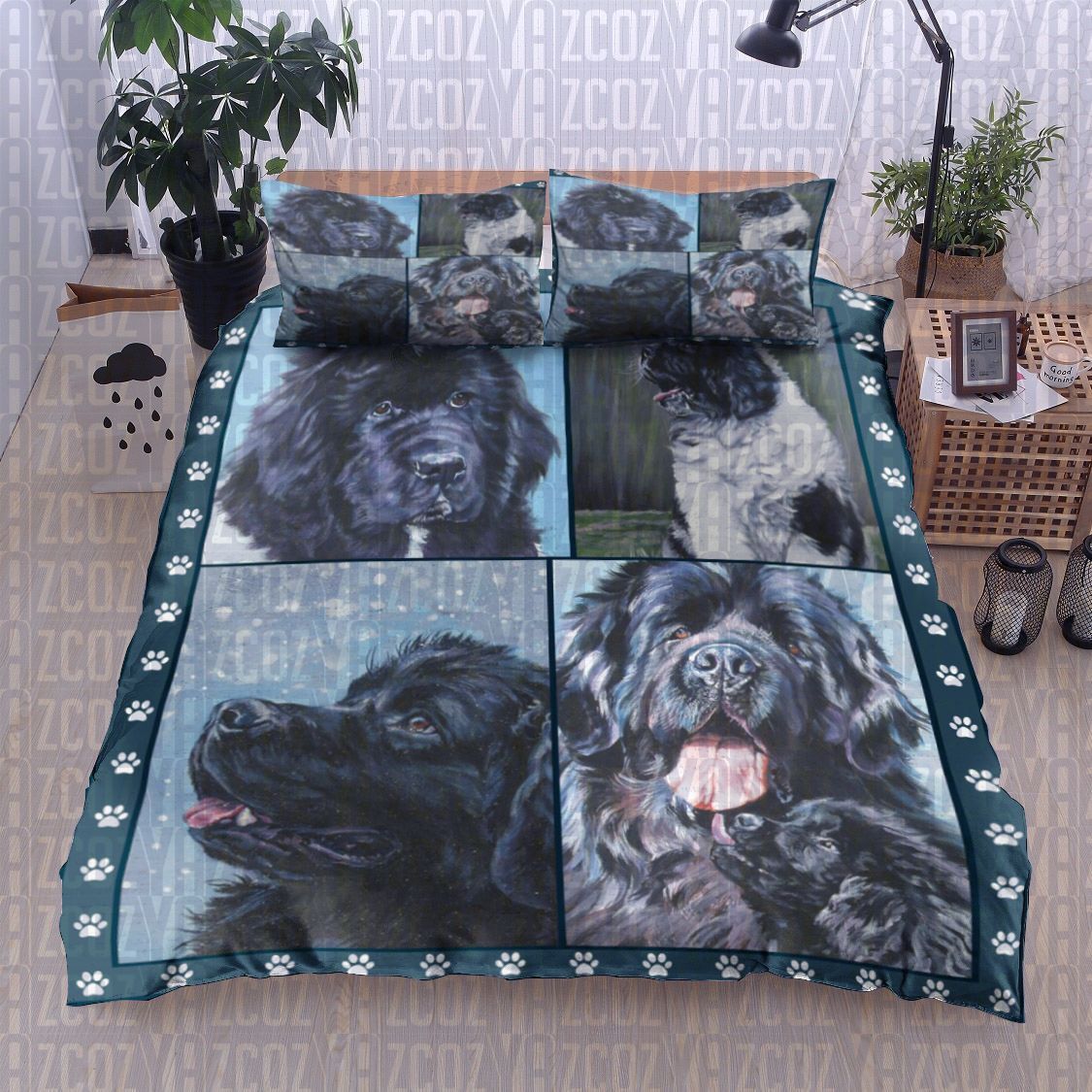 Newfoundland Dog Bedding Set