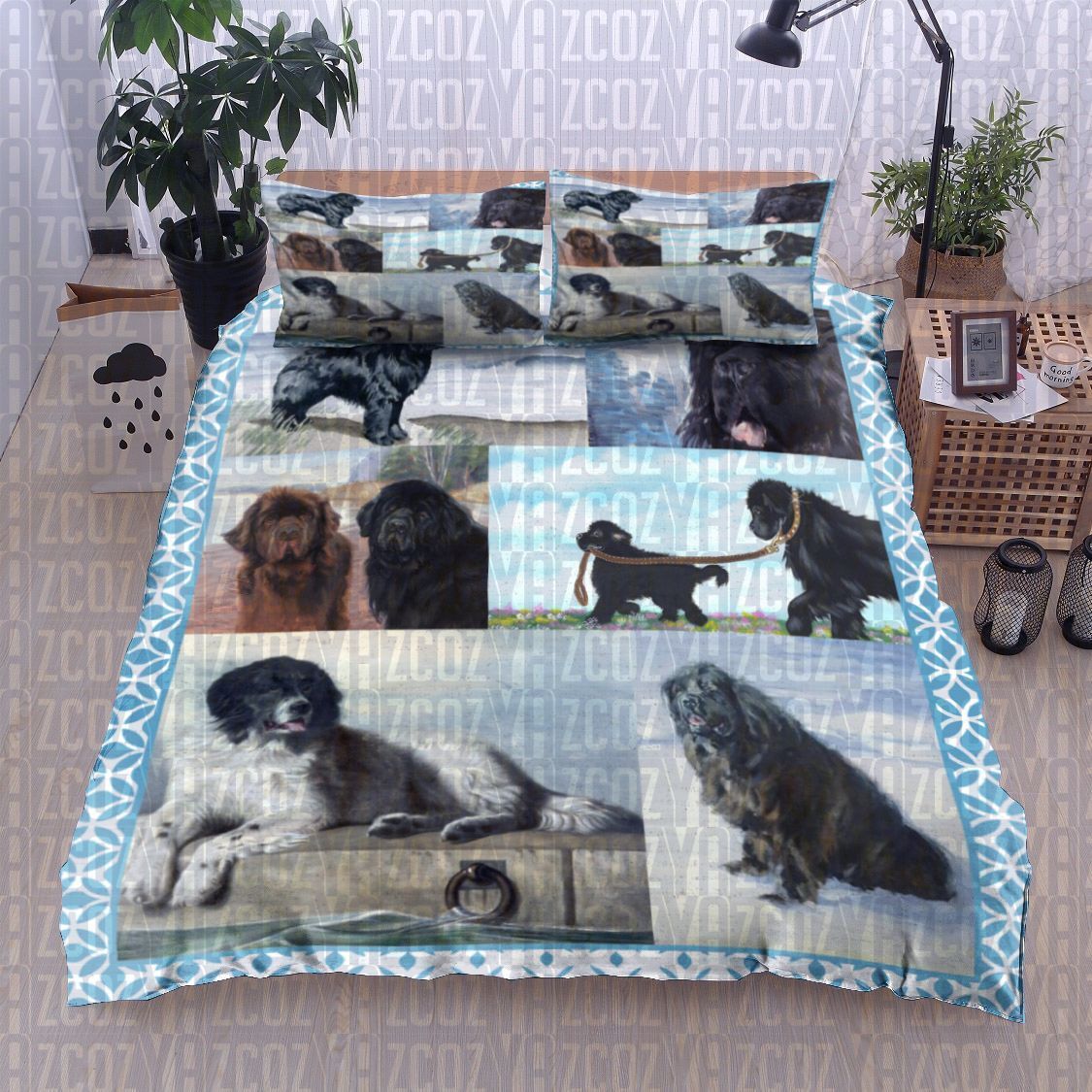 Newfoundland Dog Bedding Set