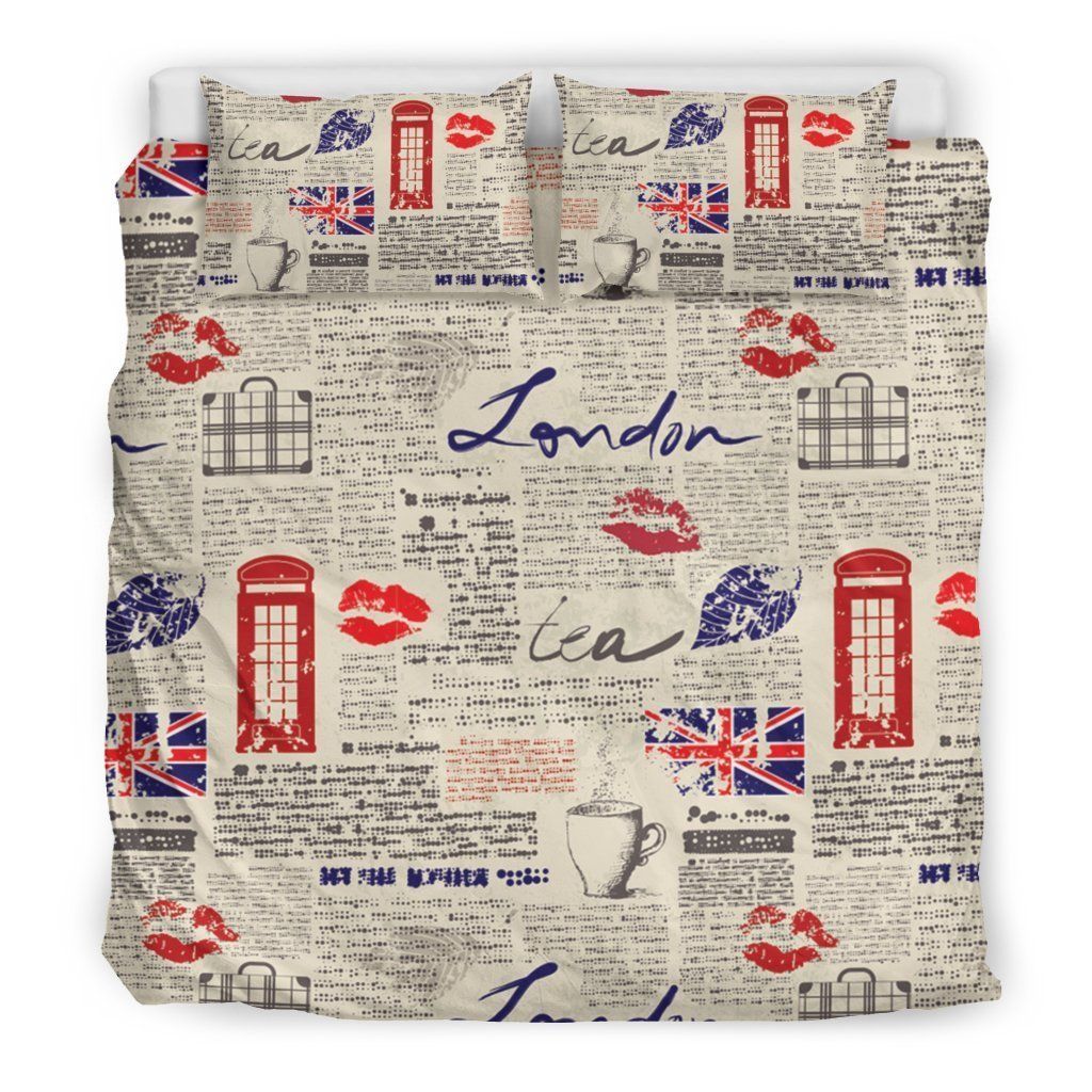 Newspaper Cool Design Comfortable Bedding Set