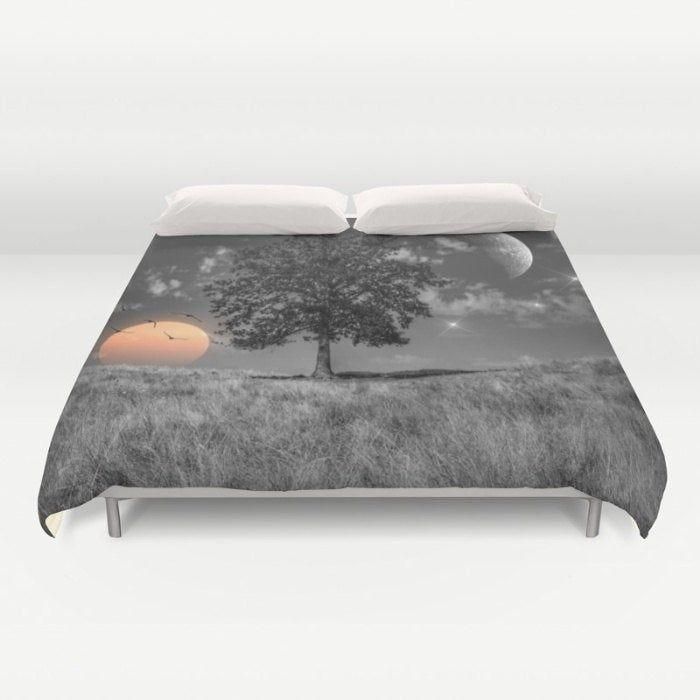 Night And Day Tree Bedding Set