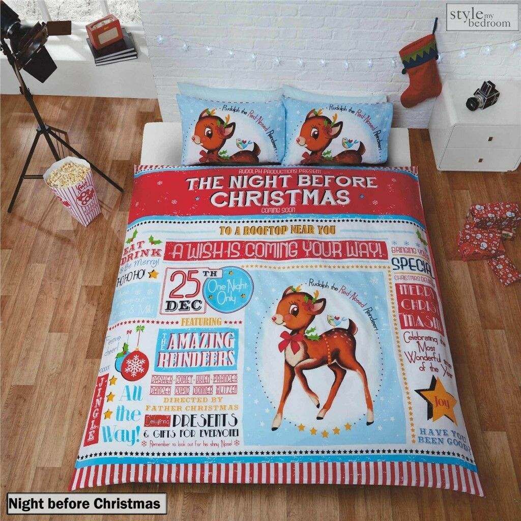 Night Before Christmas Bedding Set