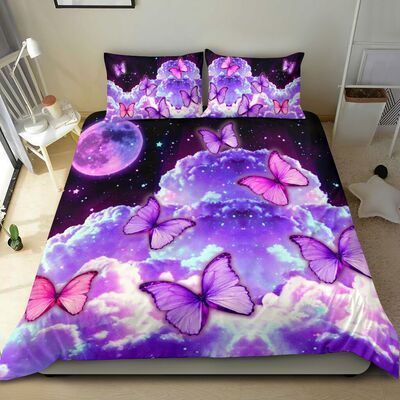 Night Sky Butterfly Bedding Set