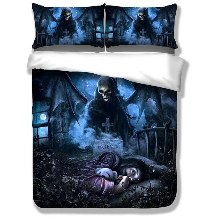 Nightmare Skull Bedding Set