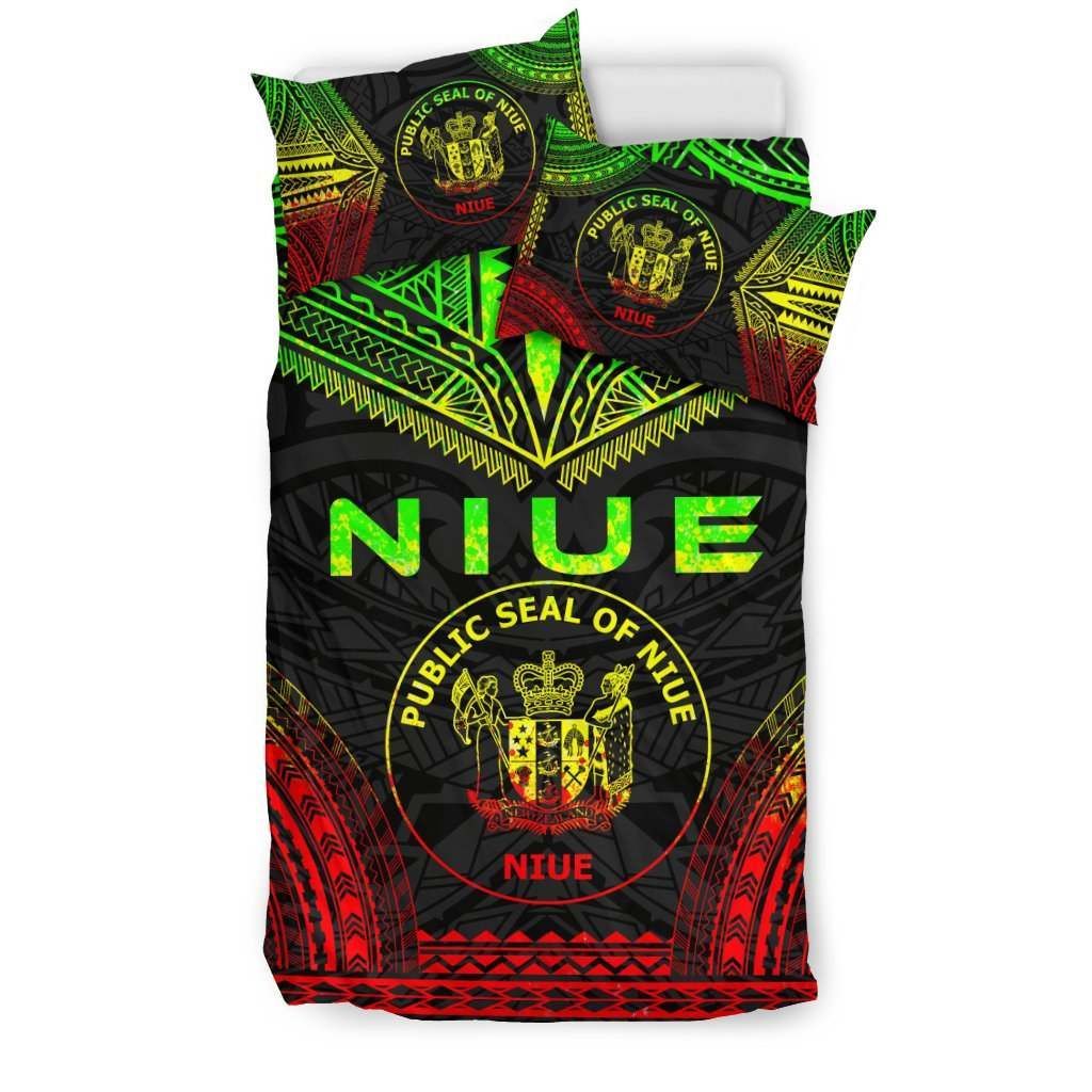Niue Polynesian Chief Bedding Set