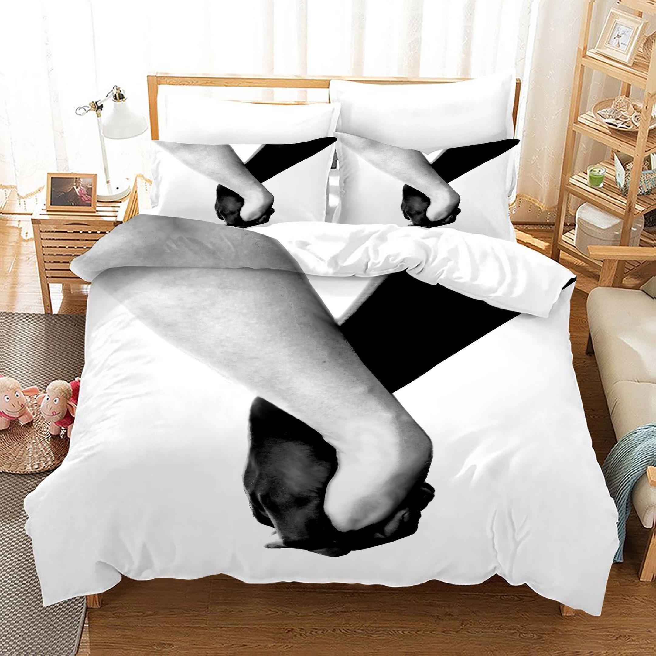 No To Racism Hand In Hand Bedding Set