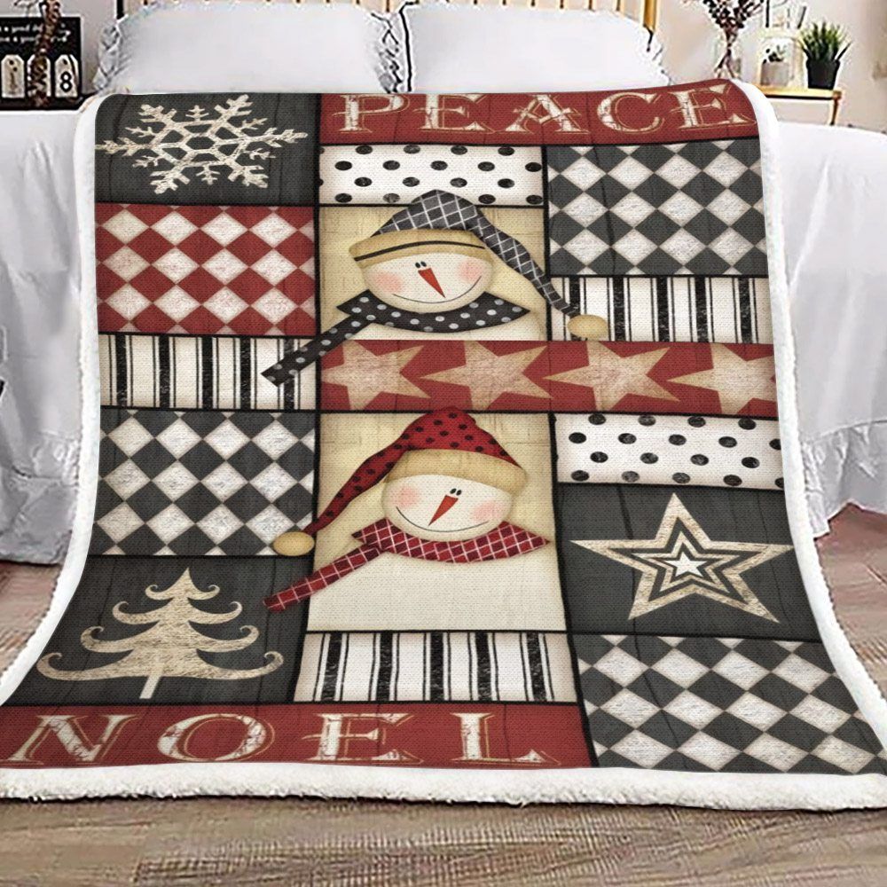 Noel And Peace Sherpa Fleece