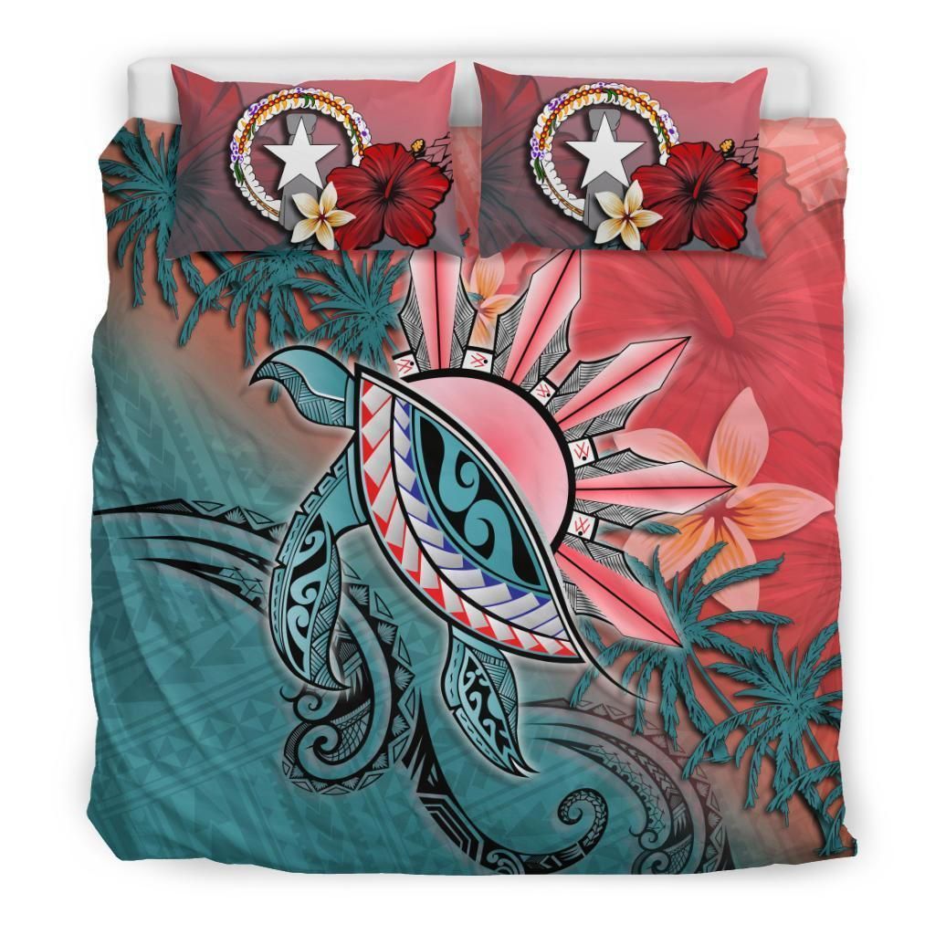 Northern Mariana Turtle And Sun Bedding Set