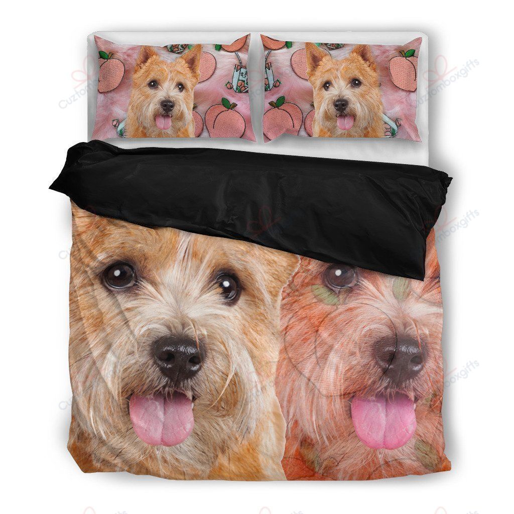 Norwich Terrier Couple Printed Bedding Set