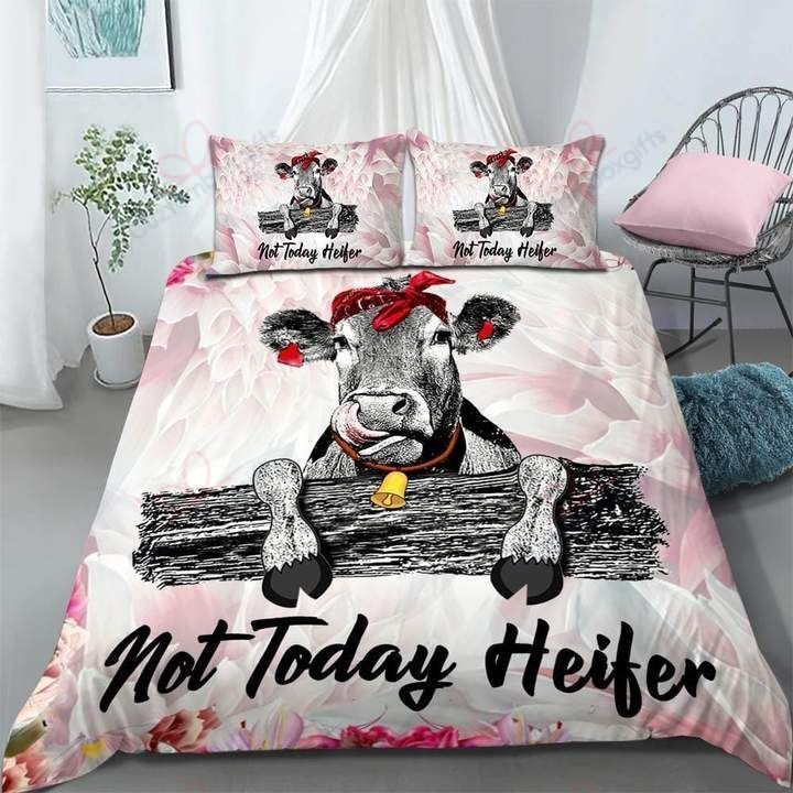 Not Today Heifer Cow Bedding Set