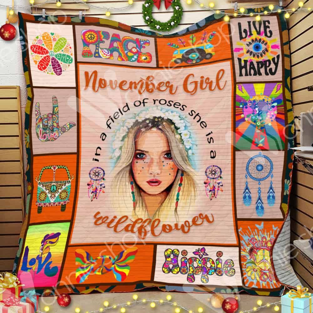 November Hippie Girl Quilt Blanket DHC01021103TD