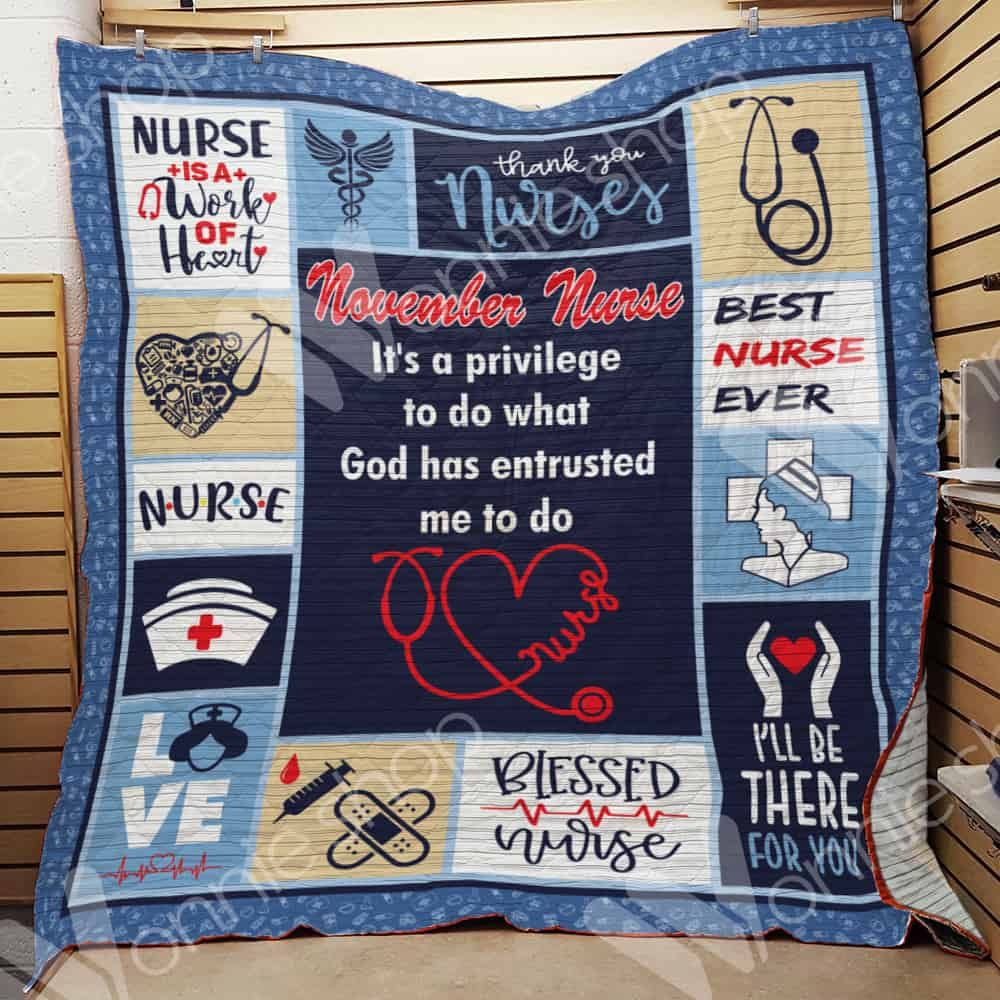 November Nurse Quilt Blanket DHC0102963TD