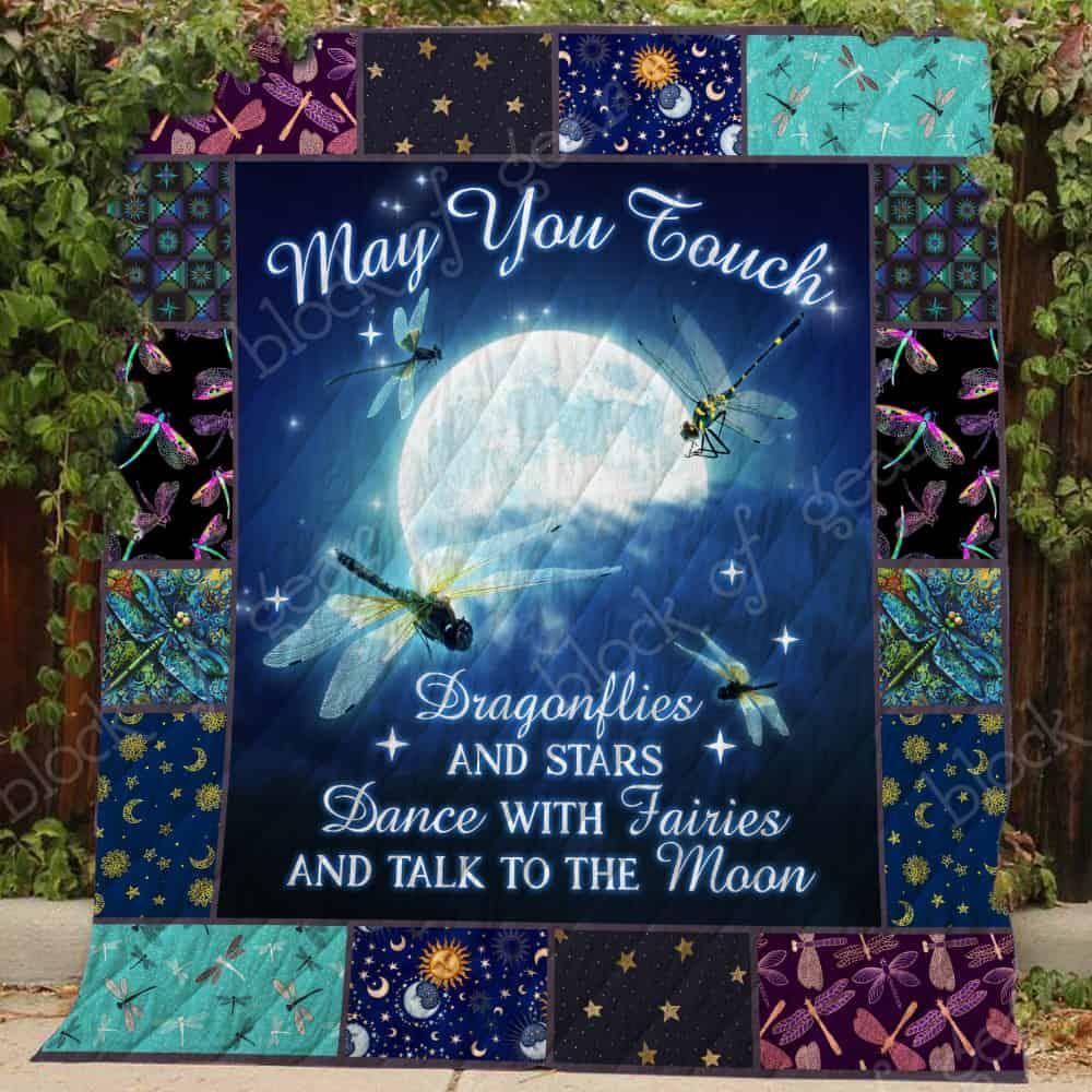 Ntr0411 Dragonfly May You Touch Quilt Christmas Gift Dhc16122786Dd