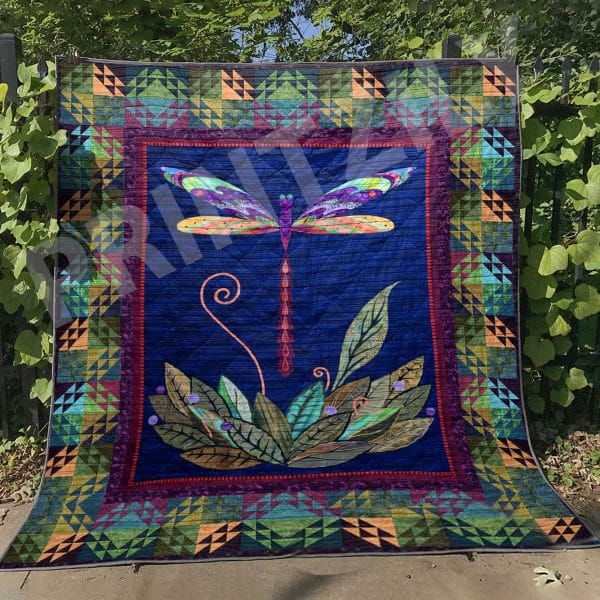 Ntr2607 Dragonfly Be What You Wanna Be Quilt Christmas Gift Dhc16122855Dd